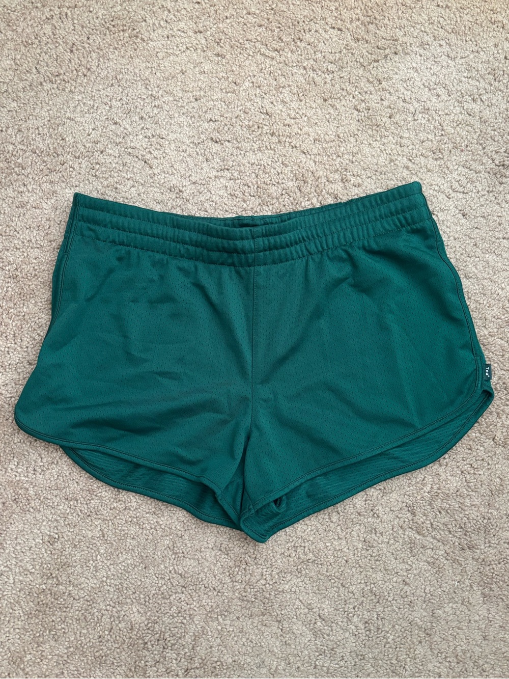 TNA Dark Green Athletic Shorts